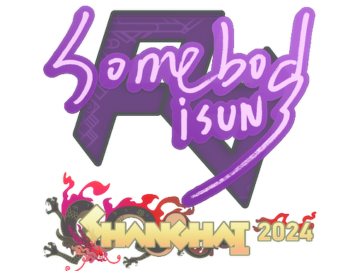 Sticker | somebody | Shanghai 2024