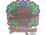 Artwork for Sticker | Sonic (Embroidered) | Budapest 2025