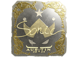 Artwork for Sticker | Sonic (Gold) | Austin 2025