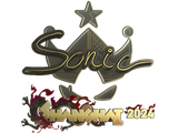 Artwork for Sticker | Sonic (Gold) | Shanghai 2024