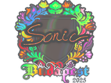 Artwork for Sticker | Sonic (Holo) | Budapest 2025