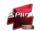 Artwork for Sticker | Spiidi (Foil) | Atlanta 2017