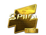 Artwork for Sticker | Spiidi (Gold) | Atlanta 2017