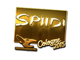 Artwork for Sticker | Spiidi (Gold) | Cologne 2015