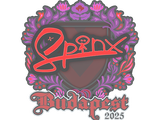 Artwork for Sticker | Spinx | Budapest 2025