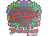 Artwork for Sticker | Spinx (Embroidered) | Budapest 2025