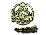Artwork for Sticker | Spinx (Gold) | Antwerp 2022