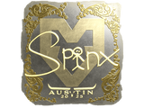 Artwork for Sticker | Spinx (Gold) | Austin 2025