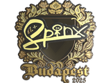 Artwork for Sticker | Spinx (Gold) | Budapest 2025