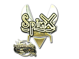 Artwork for Sticker | Spinx (Gold, Champion) | Paris 2023