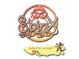 Artwork for Sticker | Spinx (Holo) | Antwerp 2022