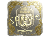 Artwork for Sticker | spooke (Gold) | Austin 2025