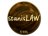 Artwork for Sticker | stanislaw (Gold) | Katowice 2019