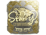 Artwork for Sticker | Starry (Gold) | Austin 2025