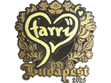 Artwork for Sticker | Starry (Gold) | Budapest 2025