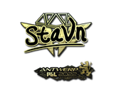 Artwork for Sticker | stavn (Gold) | Antwerp 2022