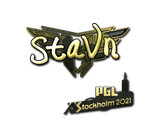 Artwork for Sticker | stavn (Gold) | Stockholm 2021