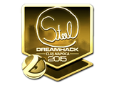 Artwork for Sticker | steel (Gold) | Cluj-Napoca 2015