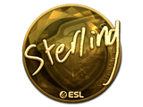 Sticker | sterling (Gold) | Katowice 2019