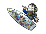 Artwork for Sticker | Sticker Bomb Surf Ava (Foil)