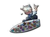 Artwork for Sticker | Sticker Bomb Surf K (Foil)
