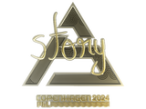 Artwork for Sticker | story (Gold) | Copenhagen 2024