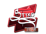 Artwork for Sticker | STYKO (Foil) | Atlanta 2017