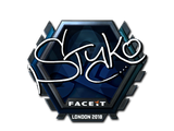 Artwork for Sticker | STYKO (Foil) | London 2018