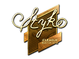 Artwork for Sticker | STYKO (Gold) | Boston 2018