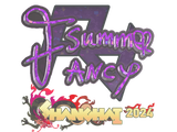 Artwork for Sticker | Summer (Glitter) | Shanghai 2024
