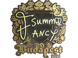 Artwork for Sticker | Summer (Gold) | Budapest 2025