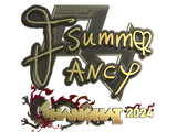 Artwork for Sticker | Summer (Gold) | Shanghai 2024