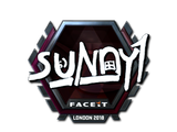 Artwork for Sticker | suNny (Foil) | London 2018