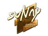 Artwork for Sticker | suNny (Gold) | Boston 2018