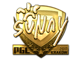 Sticker | suNny (Gold) | Krakow 2017