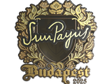 Artwork for Sticker | SunPayus (Gold) | Budapest 2025