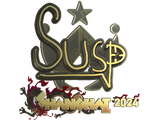 Artwork for Sticker | susp (Gold) | Shanghai 2024