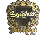 Artwork for Sticker | Swisher (Gold) | Budapest 2025