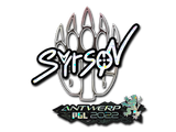 Artwork for Sticker | syrsoN (Glitter) | Antwerp 2022