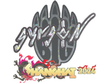 Artwork for Sticker | syrsoN (Glitter) | Shanghai 2024