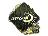 Sticker | syrsoN (Gold) | Rio 2022