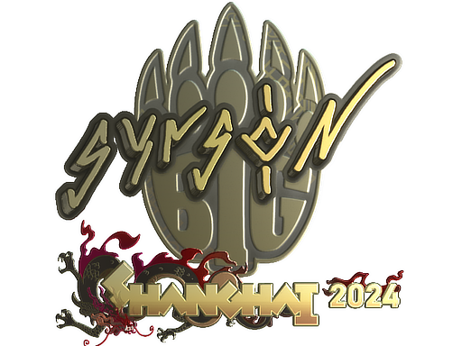 Sticker | syrsoN (Gold) | Shanghai 2024