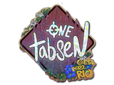 Artwork for Sticker | tabseN (Glitter) | Rio 2022