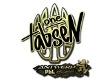 Artwork for Sticker | tabseN (Gold) | Antwerp 2022