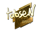 Artwork for Sticker | tabseN (Gold) | Boston 2018