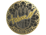 Artwork for Sticker | tabseN (Gold) | Cologne 2026