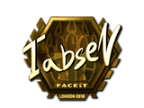 Artwork for Sticker | tabseN (Gold) | London 2018