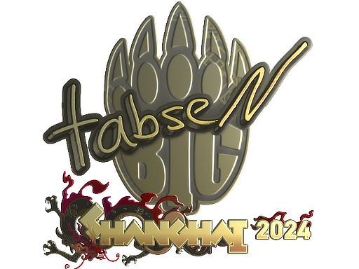 Sticker | tabseN (Gold) | Shanghai 2024