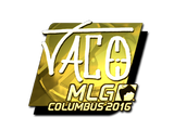 Artwork for Sticker | TACO (Gold) | MLG Columbus 2016