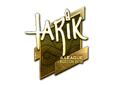 Artwork for Sticker | tarik (Gold) | Boston 2018